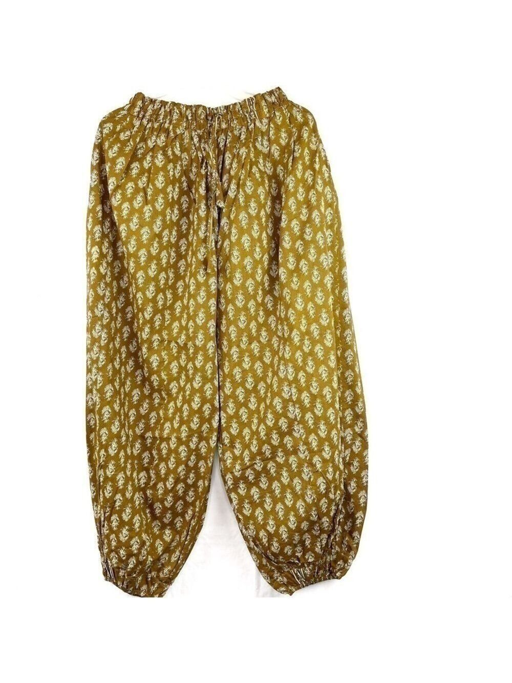 NEW- Extra Wide Leg Tribal Print Relax Fit Harem Jogger Palazzo Pajama Pants